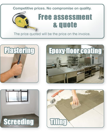 Walls 'n' Floors: Plastering & Tiling